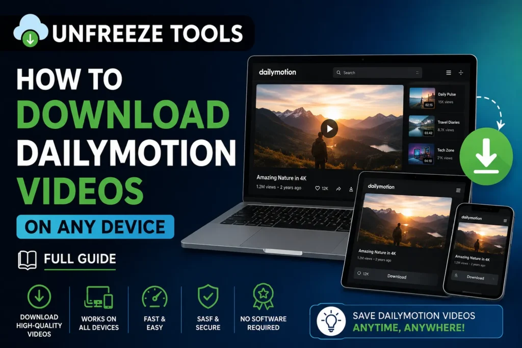 How to Download Dailymotion Videos on Any Device- Full Guide