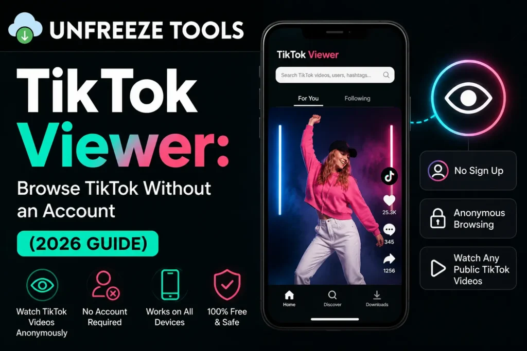 TikTok Viewer Browse TikTok Without an Account (2026 Guide)