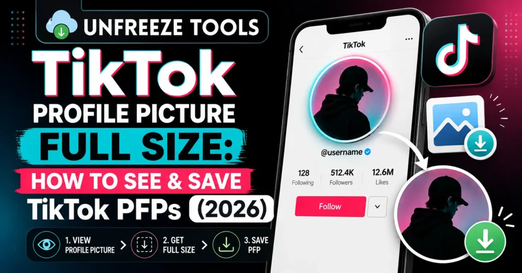 TikTok Profile Picture Downloader View & Download Full Size