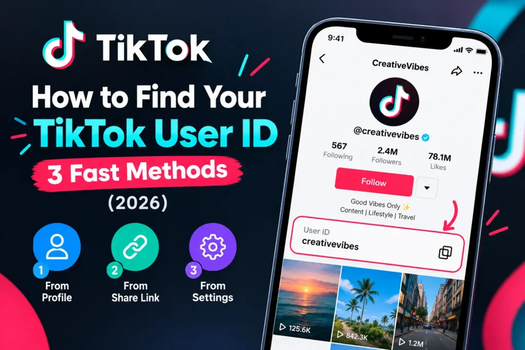 How to Find Your TikTok User ID: 3 Fast Methods (2026)