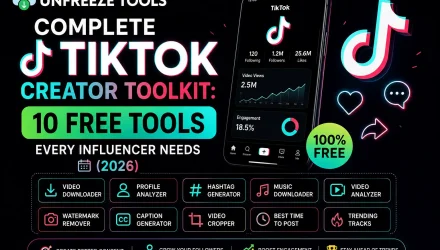 Complete TikTok Creator Toolkit 10 Free Tools Every Influencer Needs (2026)