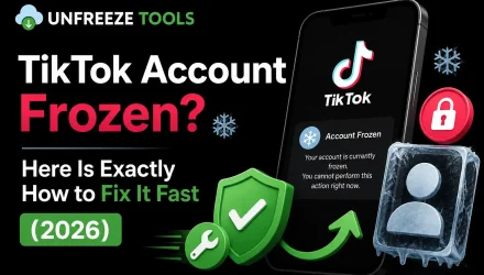 TikTok Account Frozen