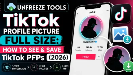 TikTok Profile Picture Downloader View & Download Full Size