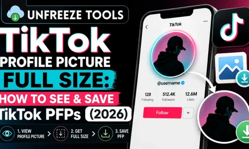 TikTok Profile Picture Downloader View & Download Full Size